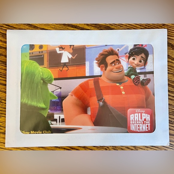 Disney Movie Club Ralph Breaks the Internet Collectible VIP Pin and Lithograph - Picture 3 of 3
